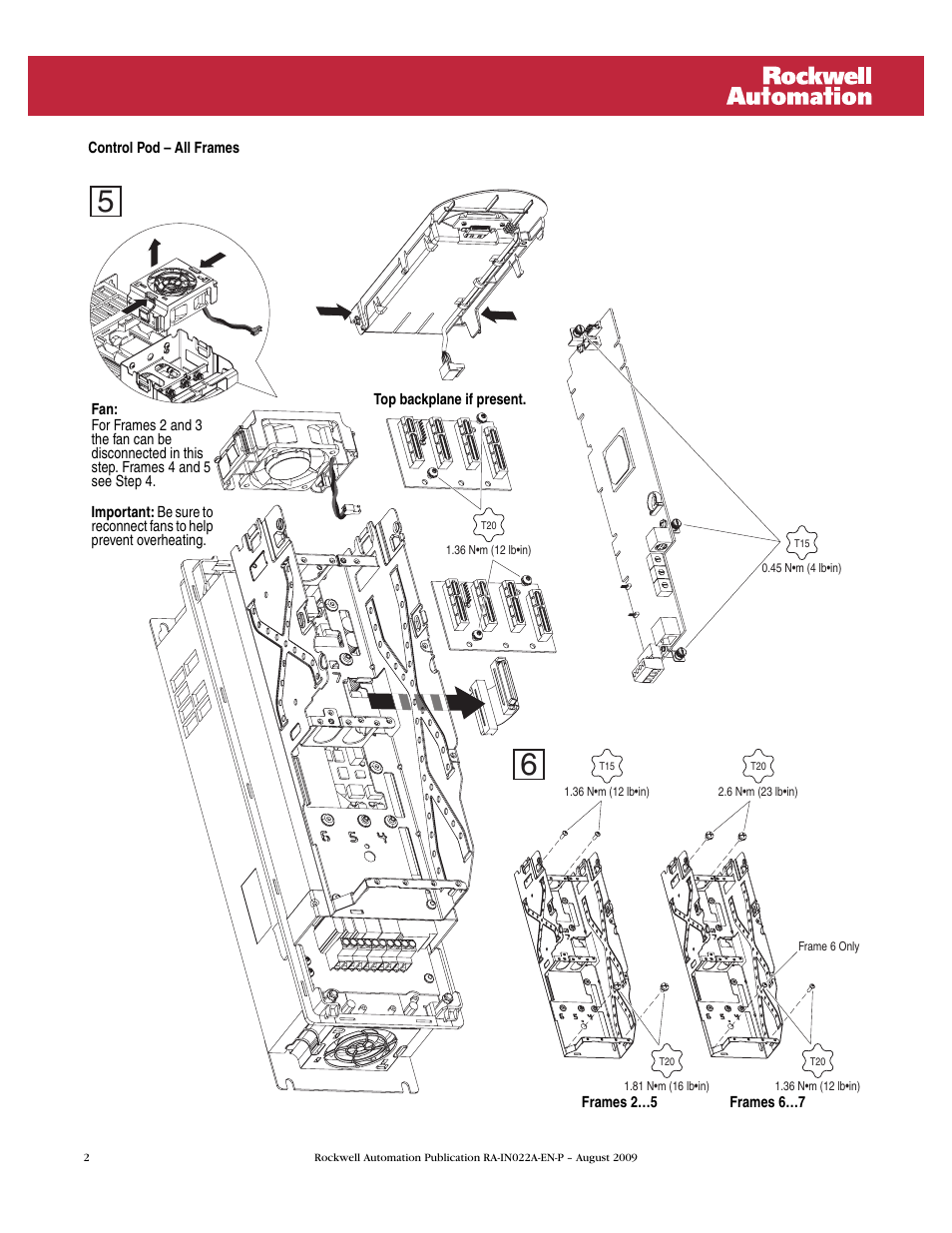 Rockwell Automation 753 Control Pod and Power Interface Cable User Manual | Page 2 / 4