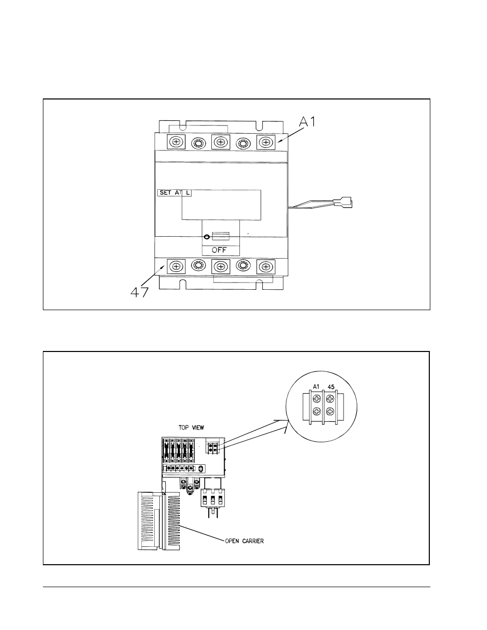 Wiring the inverting fault circuit breaker | Rockwell Automation Flex/WebPak 3000 DC Drive Inverting Fault CB Kit 1.5-30HP-230VAC, 3-60HP-460VAC User Manual | Page 4 / 10