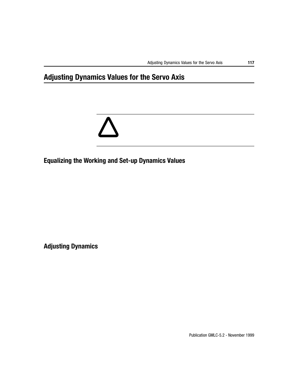 Adjusting dynamics values for the servo axis | Rockwell Automation GMLC Reference Manual User Manual | Page 154 / 958