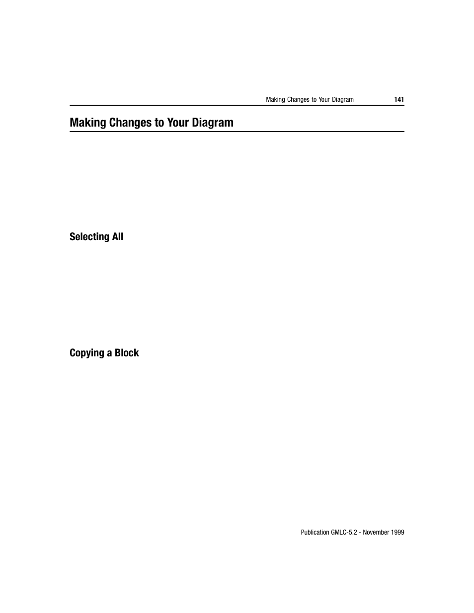 Making changes to your diagram, Selecting all, Copying a block | Rockwell Automation GMLC Reference Manual User Manual | Page 178 / 958