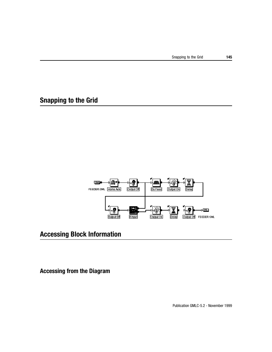 Snapping to the grid, Accessing block information | Rockwell Automation GMLC Reference Manual User Manual | Page 182 / 958