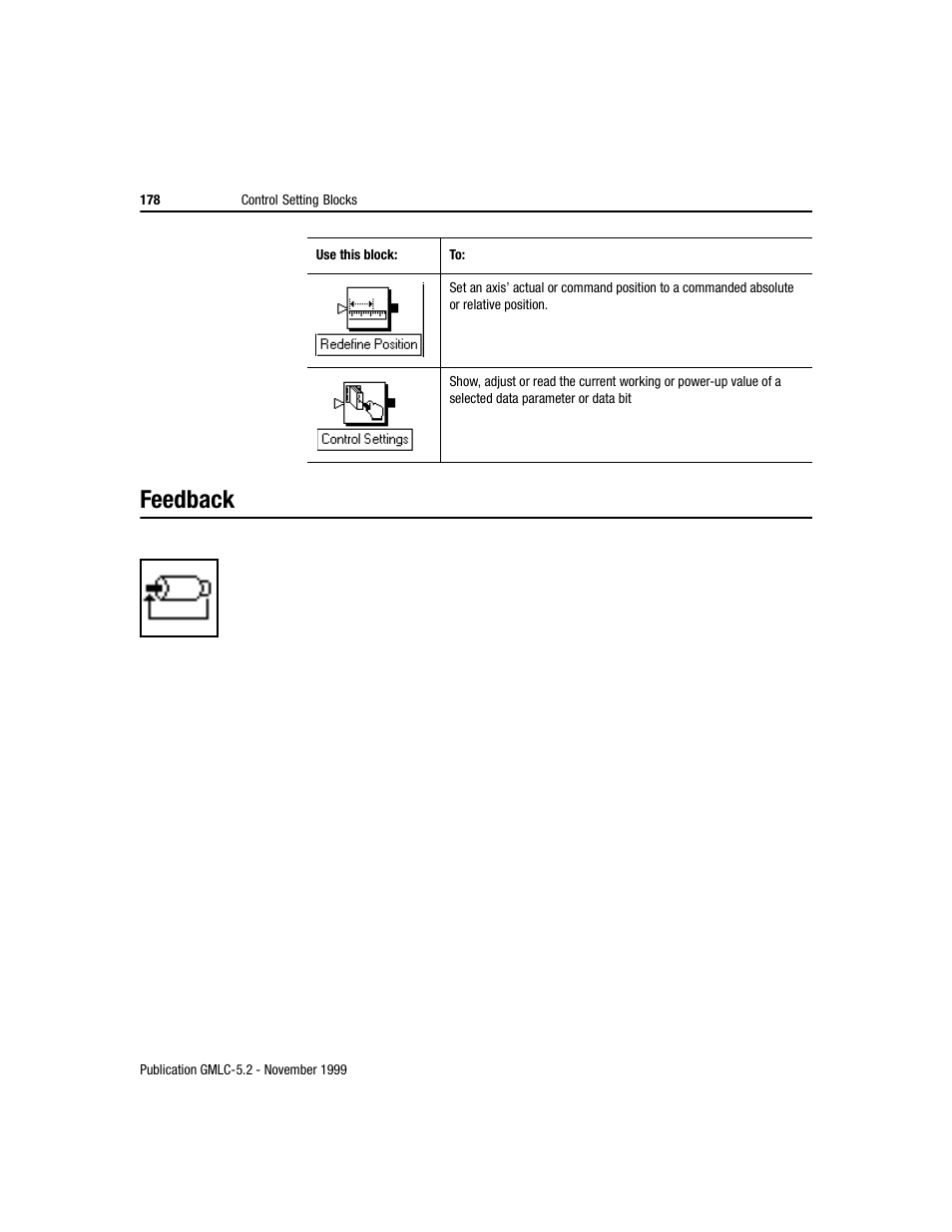 Feedback | Rockwell Automation GMLC Reference Manual User Manual | Page 215 / 958