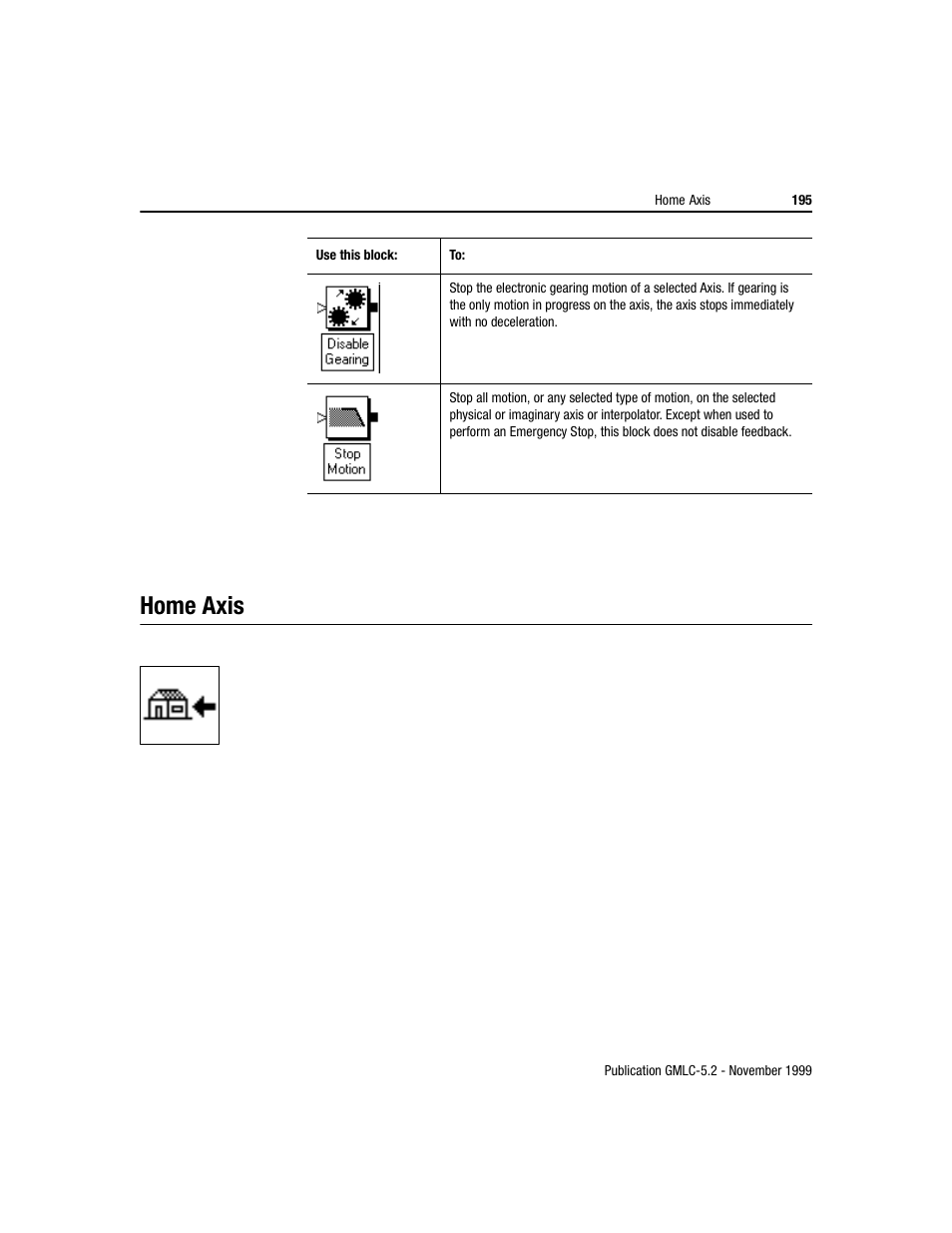 Home axis | Rockwell Automation GMLC Reference Manual User Manual | Page 232 / 958