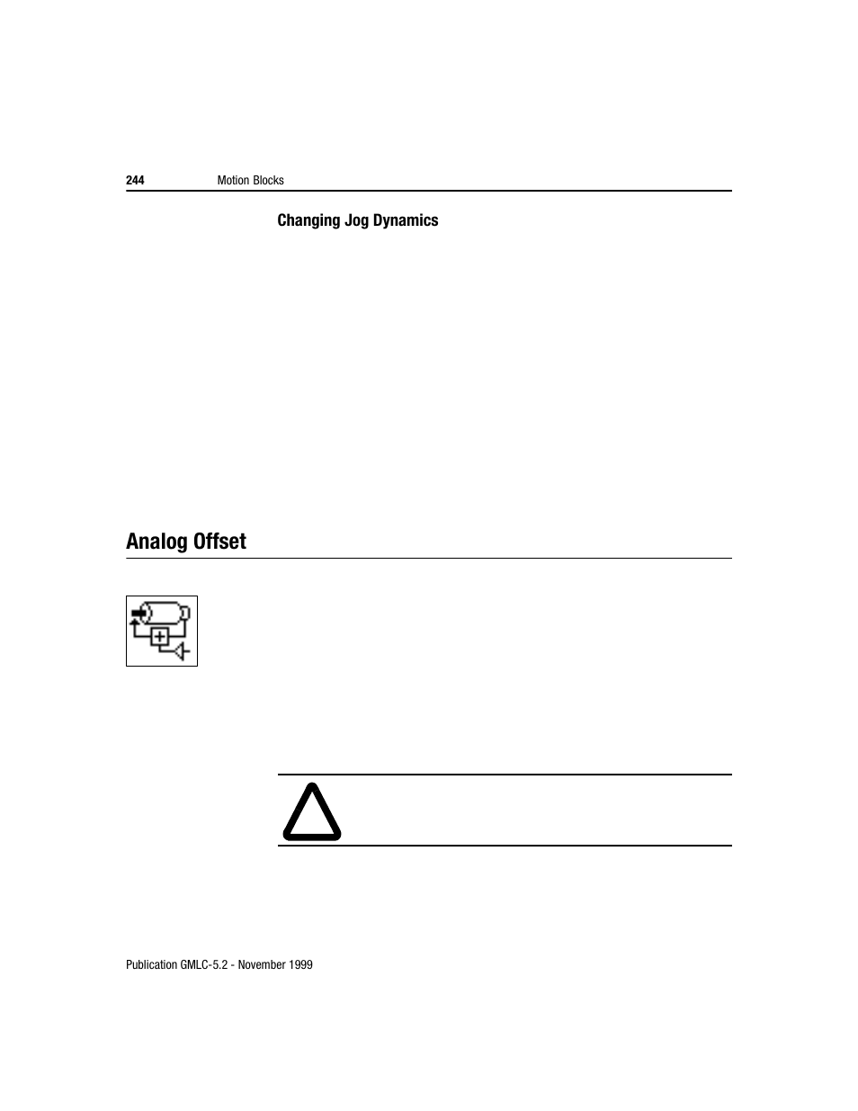 Analog offset | Rockwell Automation GMLC Reference Manual User Manual | Page 281 / 958