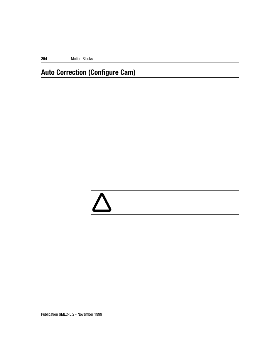 Auto correction (configure cam) | Rockwell Automation GMLC Reference Manual User Manual | Page 291 / 958