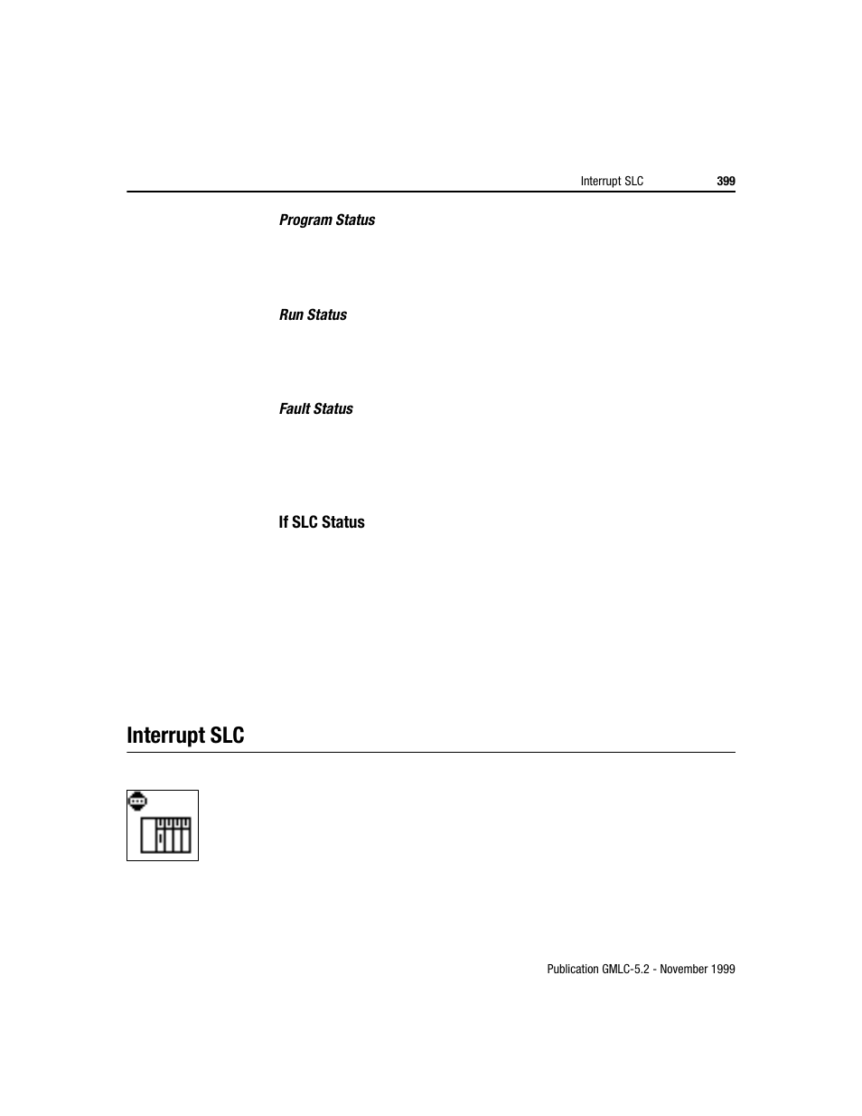 Interrupt slc | Rockwell Automation GMLC Reference Manual User Manual | Page 436 / 958