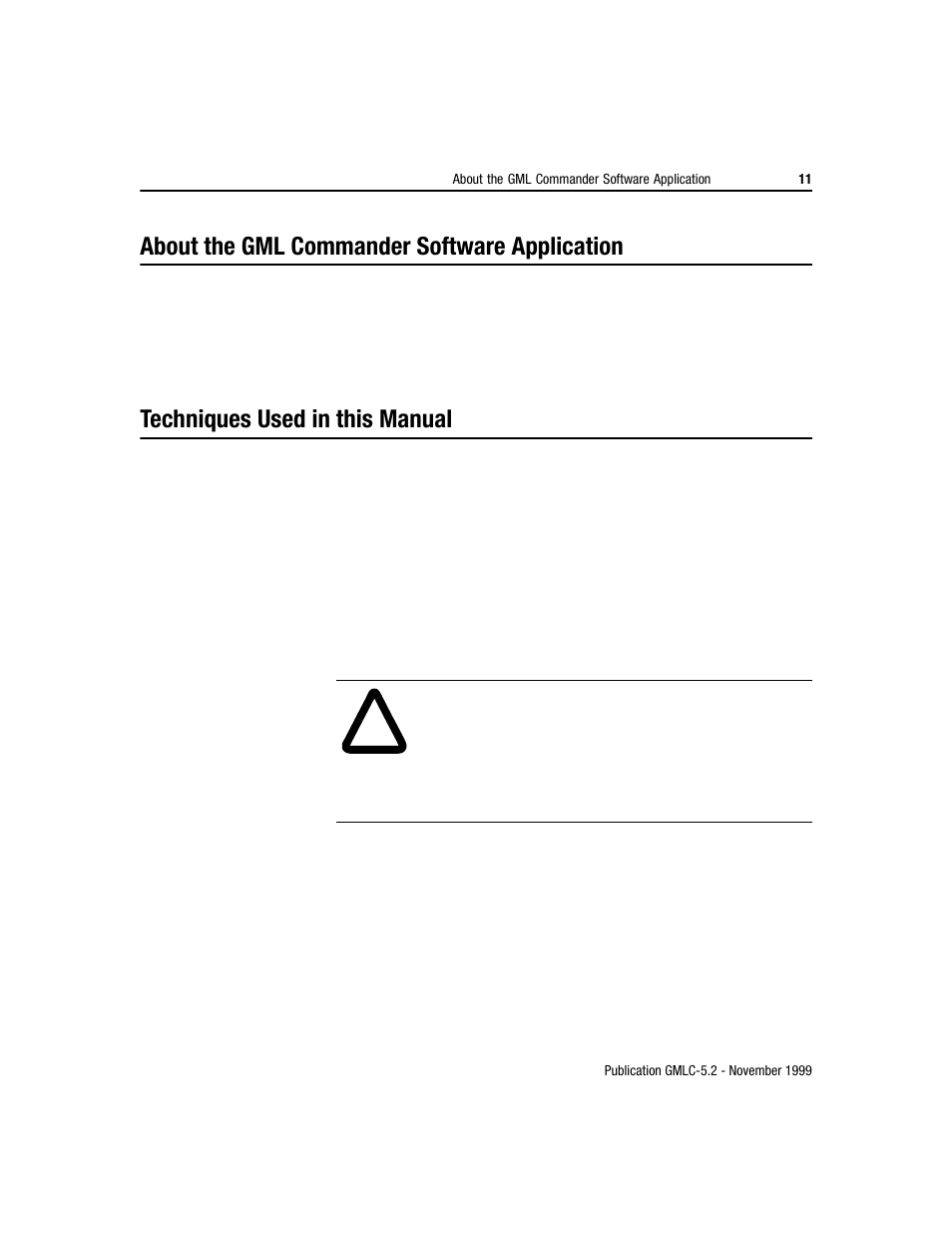 About the gml commander software application, Techniques used in this manual | Rockwell Automation GMLC Reference Manual User Manual | Page 48 / 958