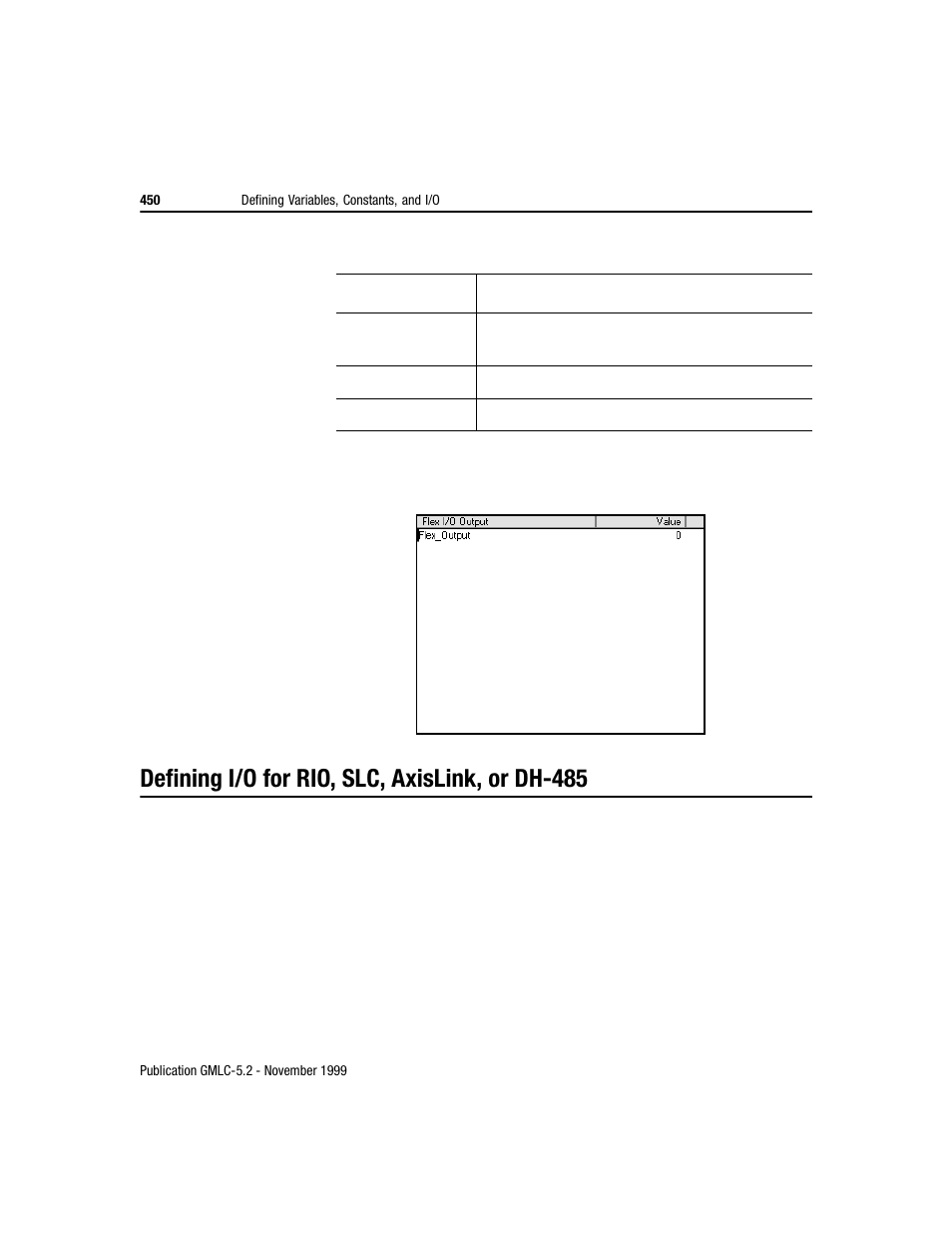 Defining i/o for rio, slc, axislink, or dh-485 | Rockwell Automation GMLC Reference Manual User Manual | Page 487 / 958