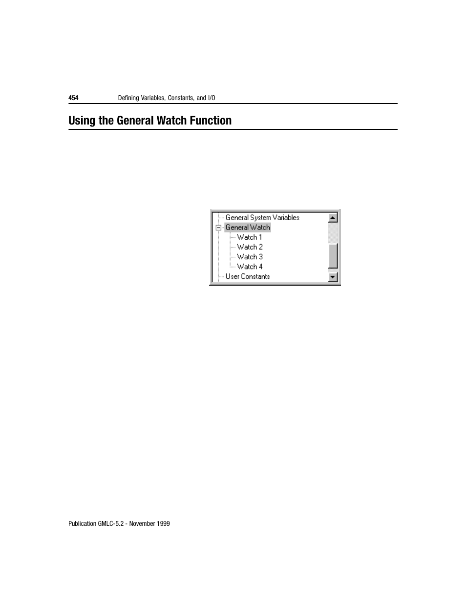 Using the general watch function | Rockwell Automation GMLC Reference Manual User Manual | Page 491 / 958