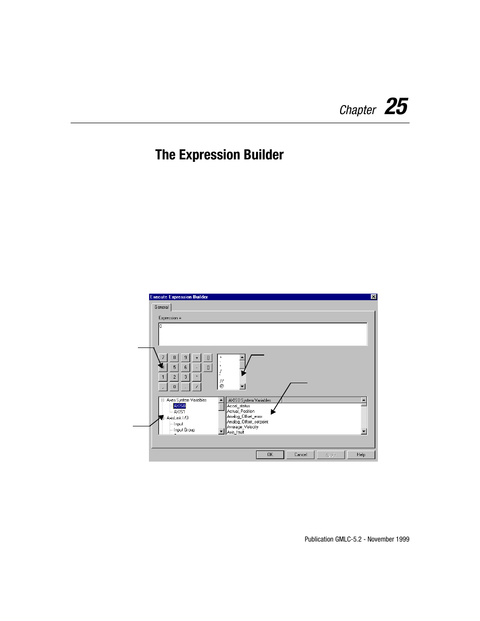 The expression builder, Chapter | Rockwell Automation GMLC Reference Manual User Manual | Page 496 / 958