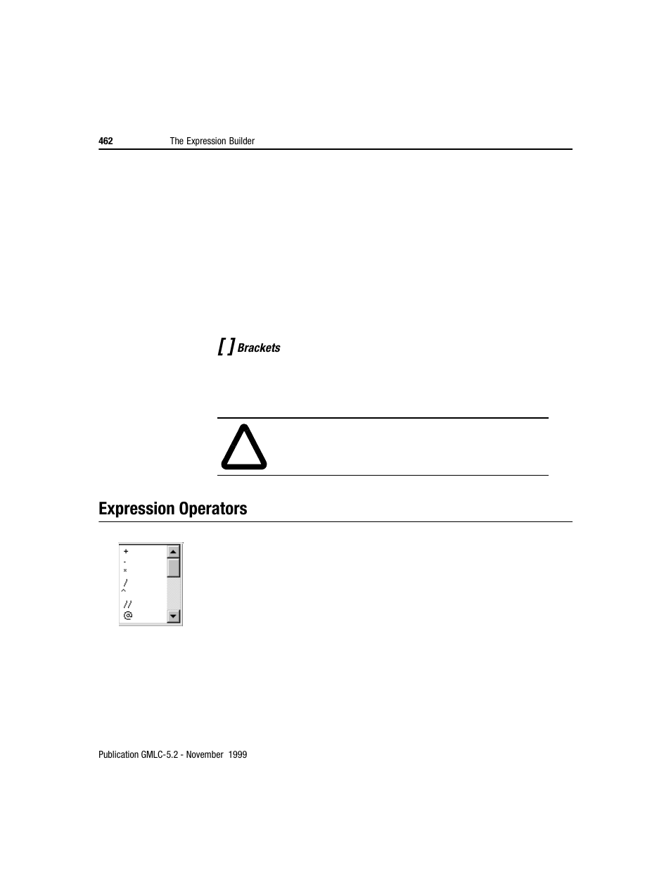 Expression operators | Rockwell Automation GMLC Reference Manual User Manual | Page 499 / 958