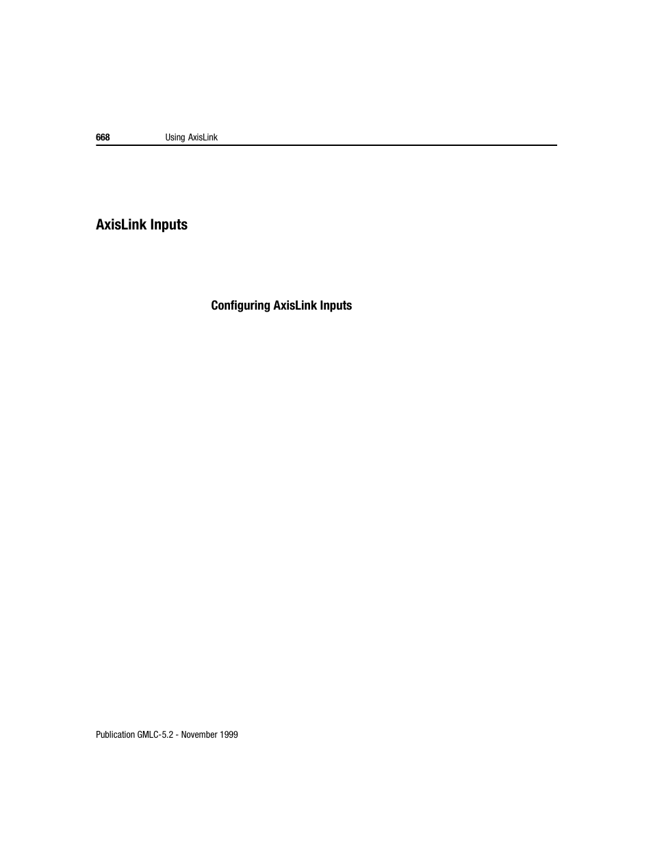 Axislink inputs | Rockwell Automation GMLC Reference Manual User Manual | Page 705 / 958