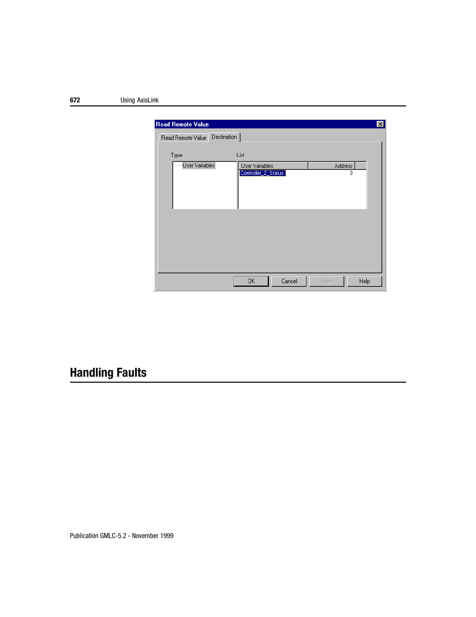 Handling faults | Rockwell Automation GMLC Reference Manual User Manual | Page 709 / 958