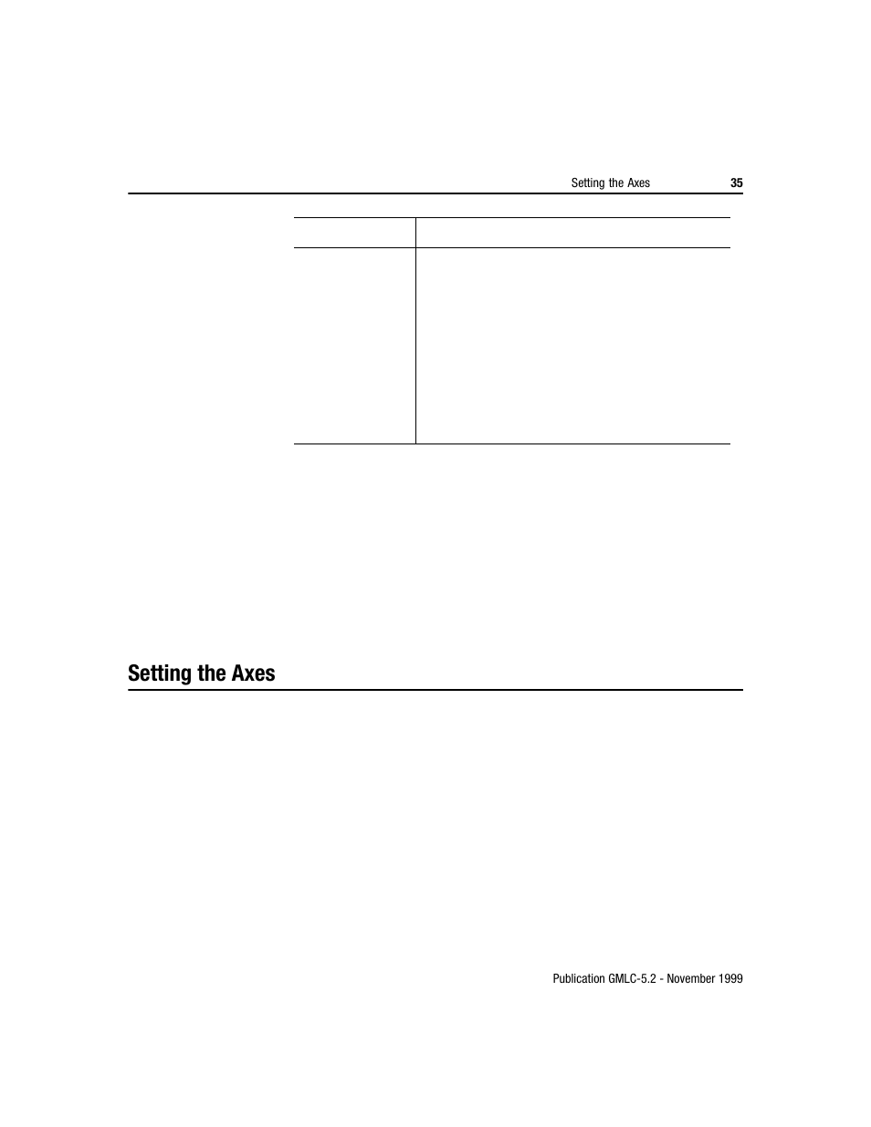 Setting the axes | Rockwell Automation GMLC Reference Manual User Manual | Page 72 / 958