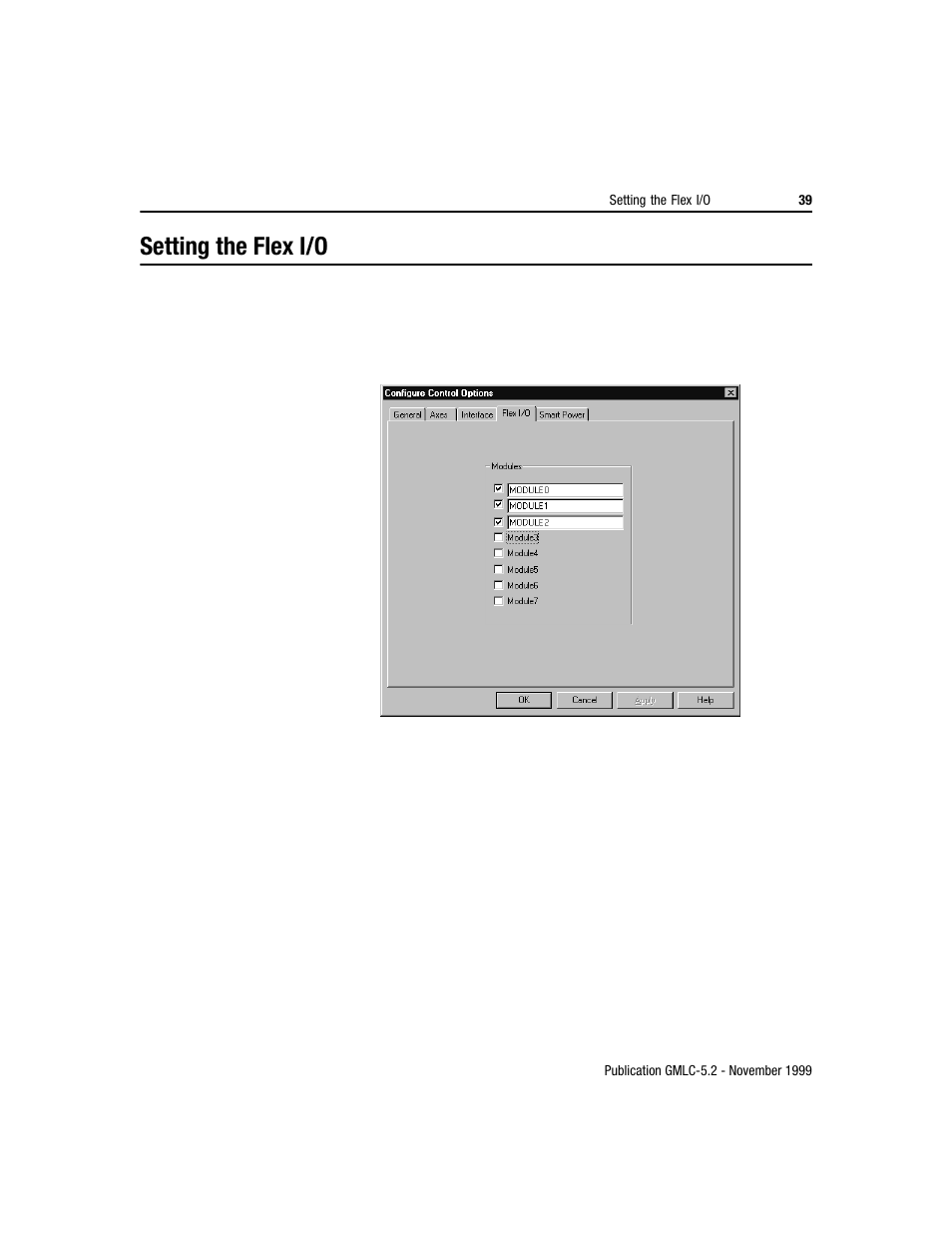 Setting the flex i/o | Rockwell Automation GMLC Reference Manual User Manual | Page 76 / 958