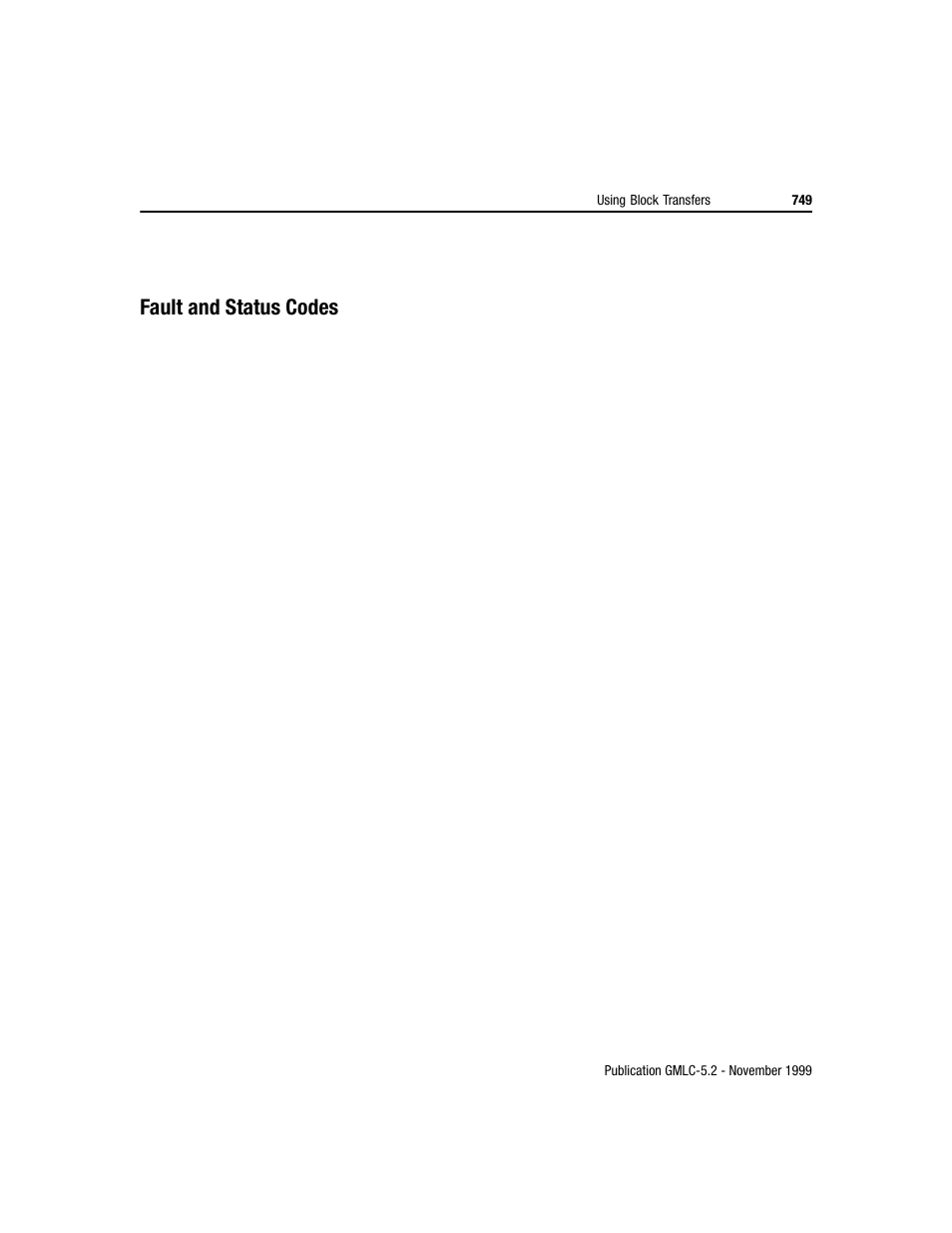 Fault and status codes | Rockwell Automation GMLC Reference Manual User Manual | Page 786 / 958