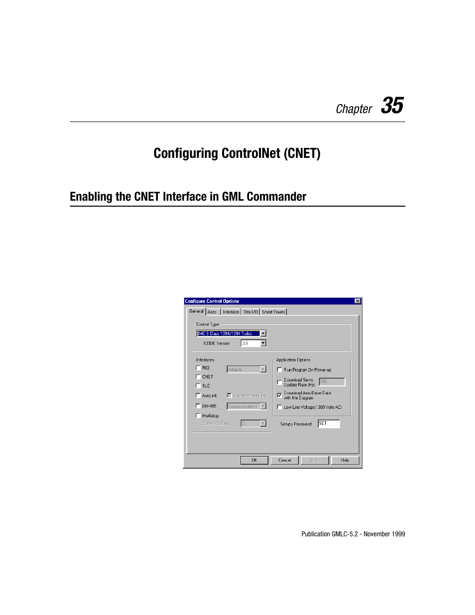 Configuring controlnet (cnet) | Rockwell Automation GMLC Reference Manual User Manual | Page 790 / 958