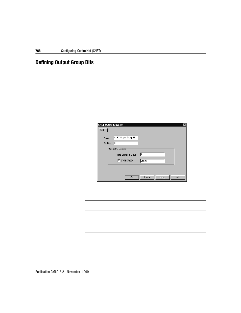 Defining output group bits | Rockwell Automation GMLC Reference Manual User Manual | Page 803 / 958