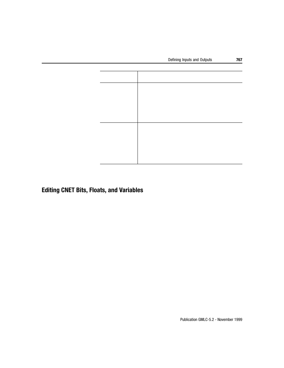 Editing cnet bits, floats, and variables | Rockwell Automation GMLC Reference Manual User Manual | Page 804 / 958