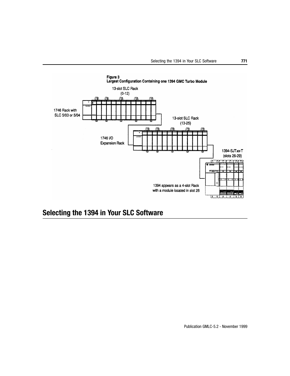 Selecting the 1394 in your slc software | Rockwell Automation GMLC Reference Manual User Manual | Page 808 / 958