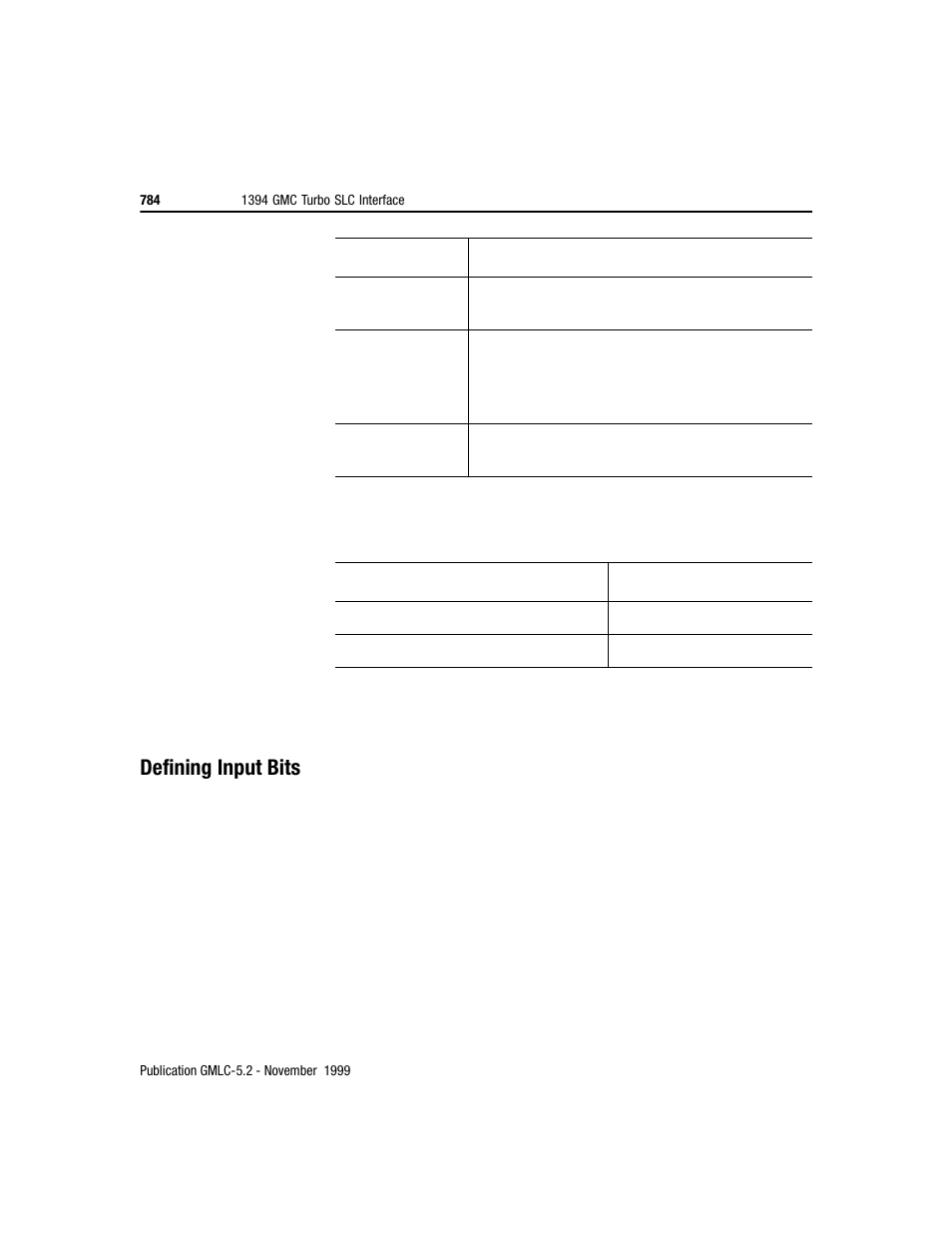 Defining input bits | Rockwell Automation GMLC Reference Manual User Manual | Page 821 / 958