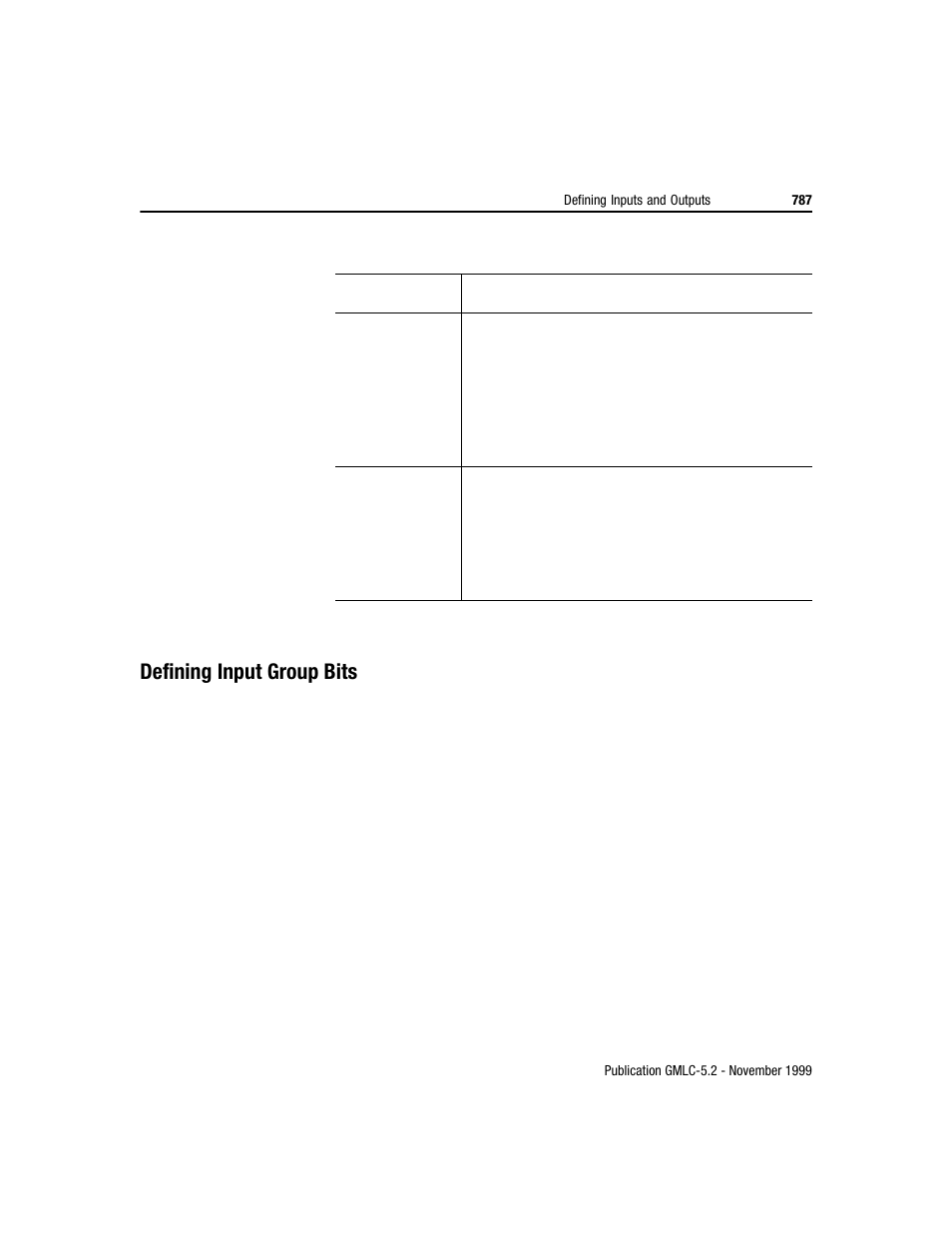 Defining input group bits | Rockwell Automation GMLC Reference Manual User Manual | Page 824 / 958