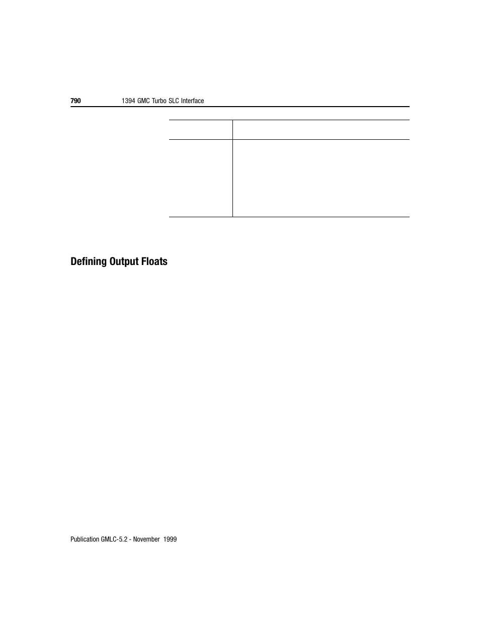 Defining output floats | Rockwell Automation GMLC Reference Manual User Manual | Page 827 / 958