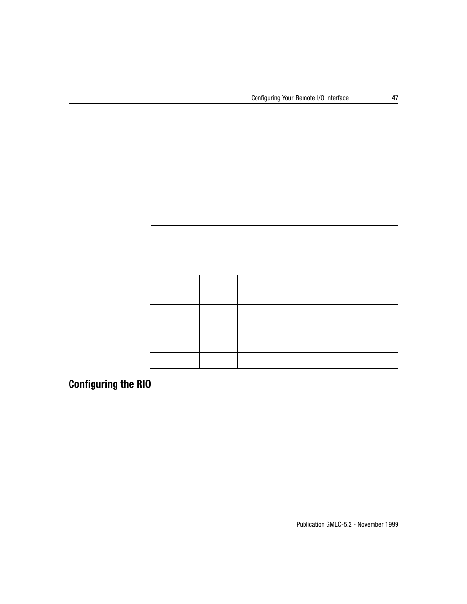 Configuring the rio | Rockwell Automation GMLC Reference Manual User Manual | Page 84 / 958