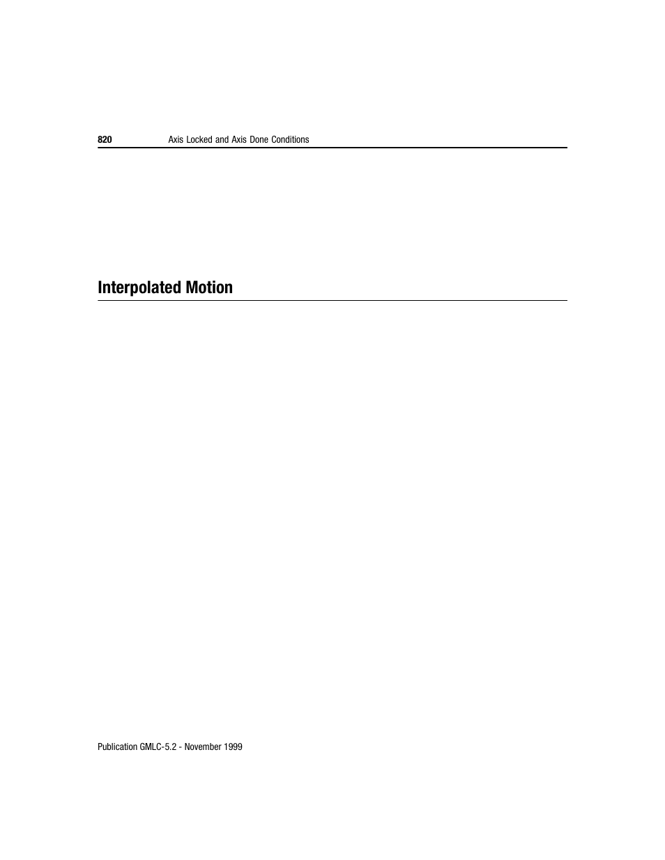 Interpolated motion | Rockwell Automation GMLC Reference Manual User Manual | Page 857 / 958