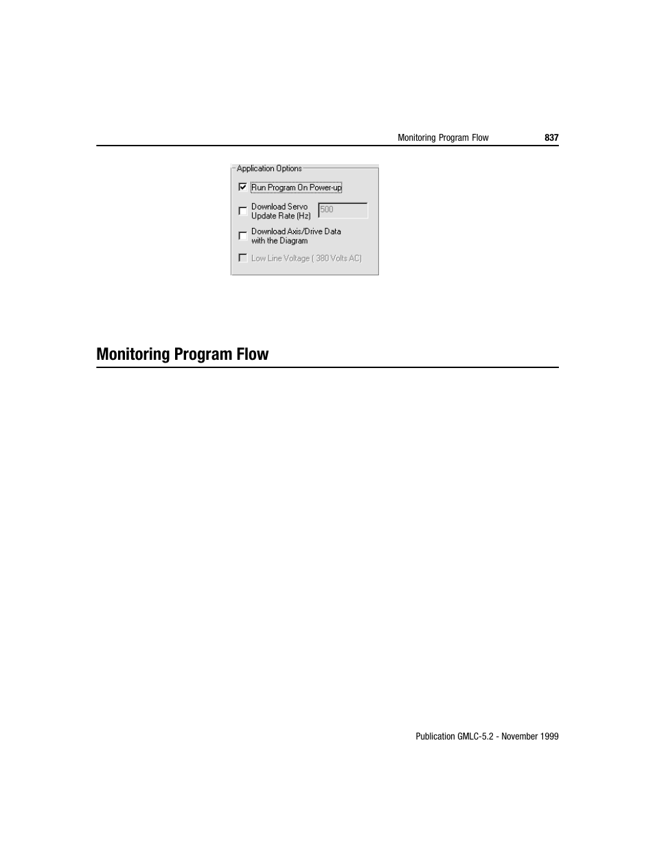 Monitoring program flow | Rockwell Automation GMLC Reference Manual User Manual | Page 874 / 958