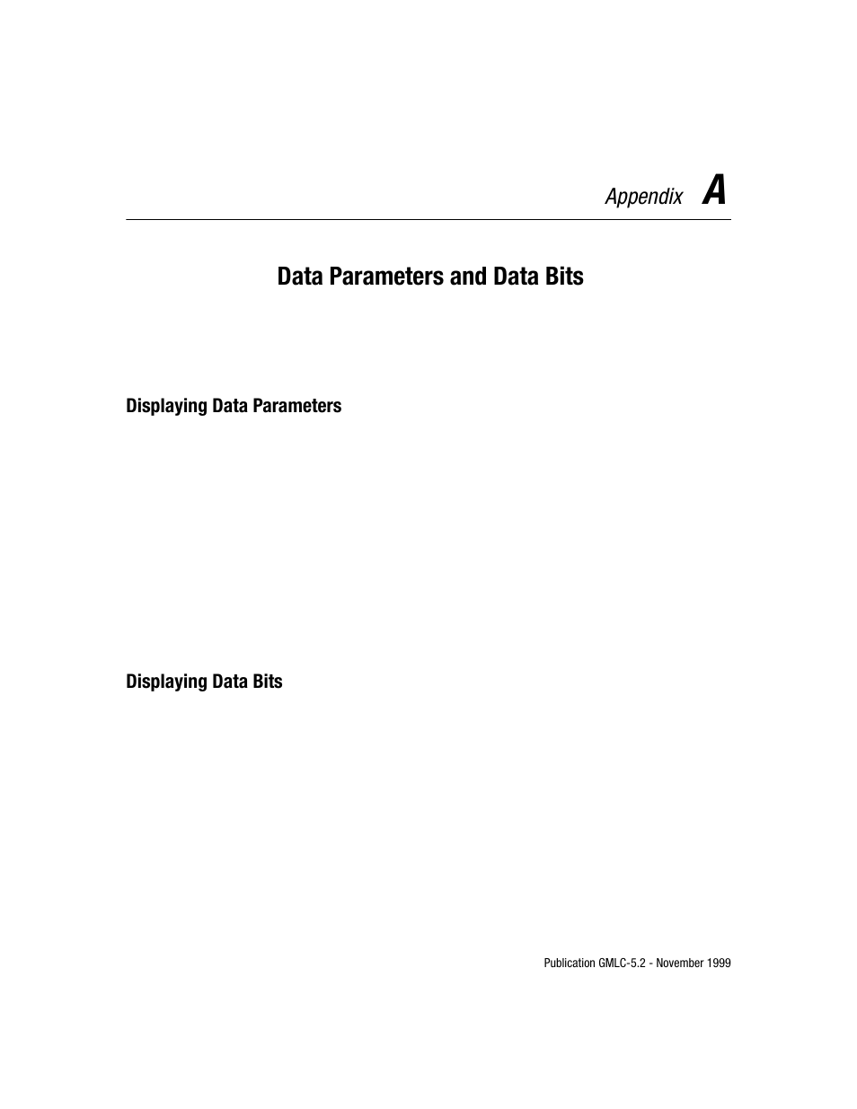 Data parameters and data bits, Appendix | Rockwell Automation GMLC Reference Manual User Manual | Page 896 / 958