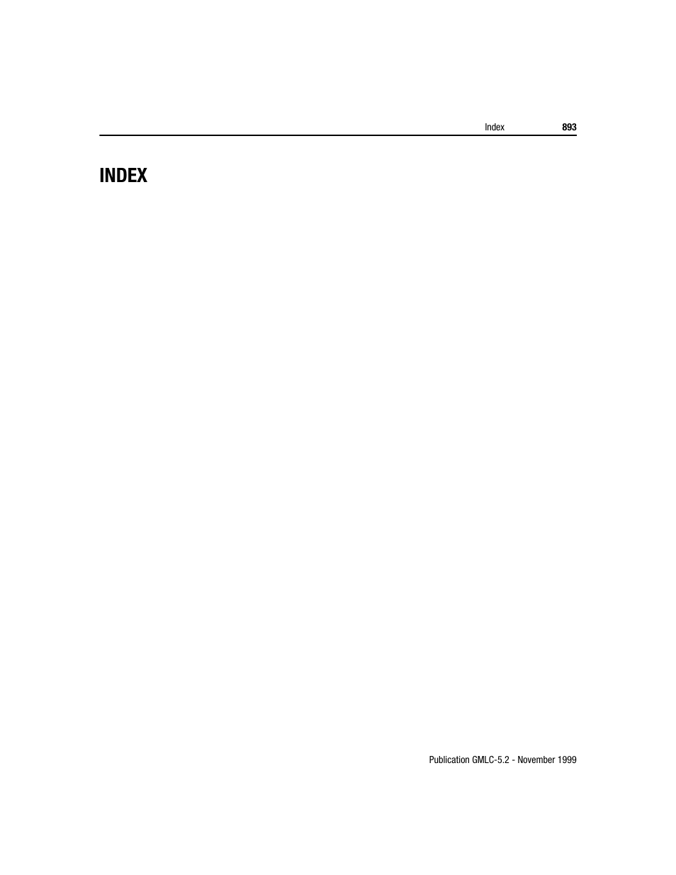 Index | Rockwell Automation GMLC Reference Manual User Manual | Page 930 / 958