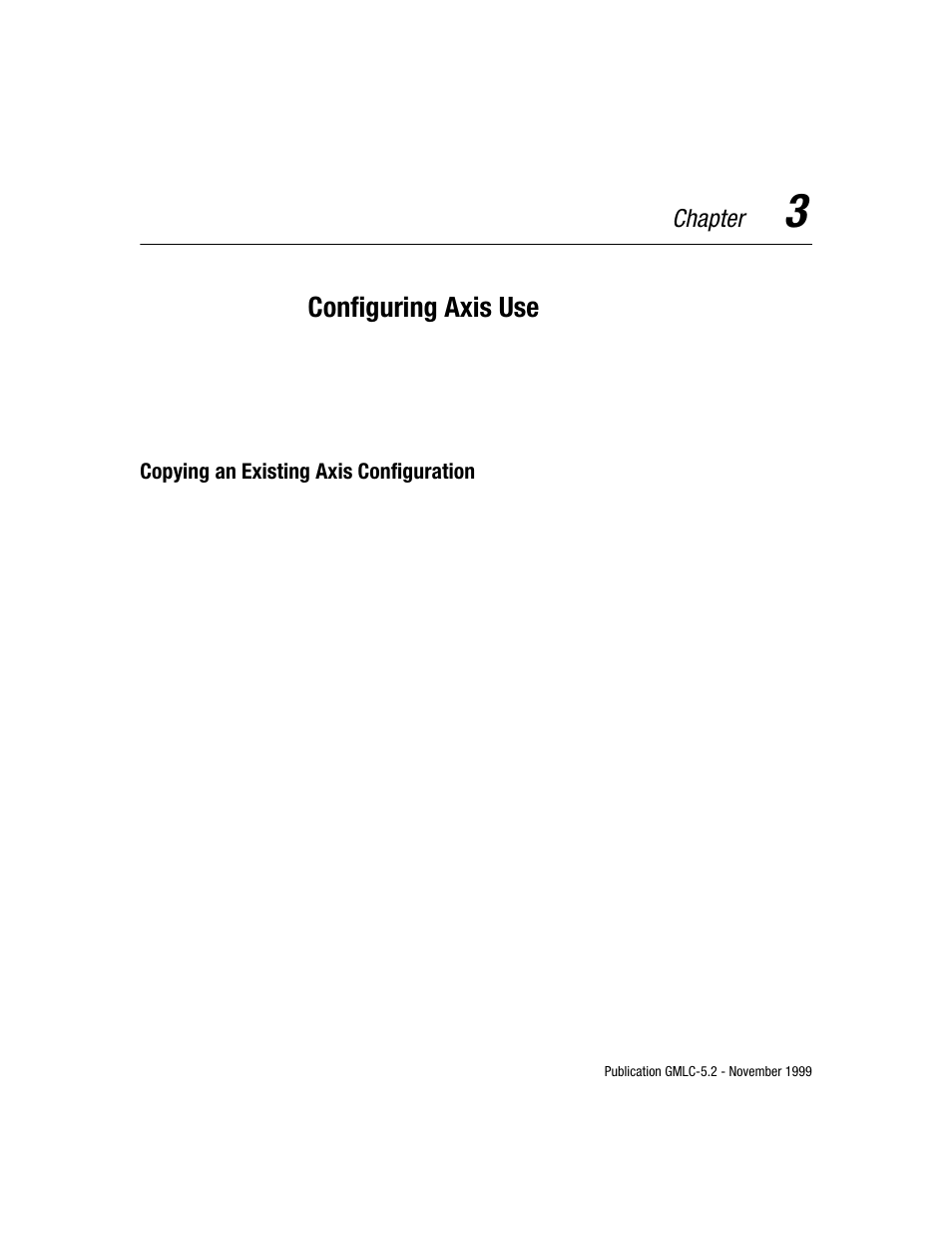 Configuring axis use, Chapter | Rockwell Automation GMLC Reference Manual User Manual | Page 96 / 958