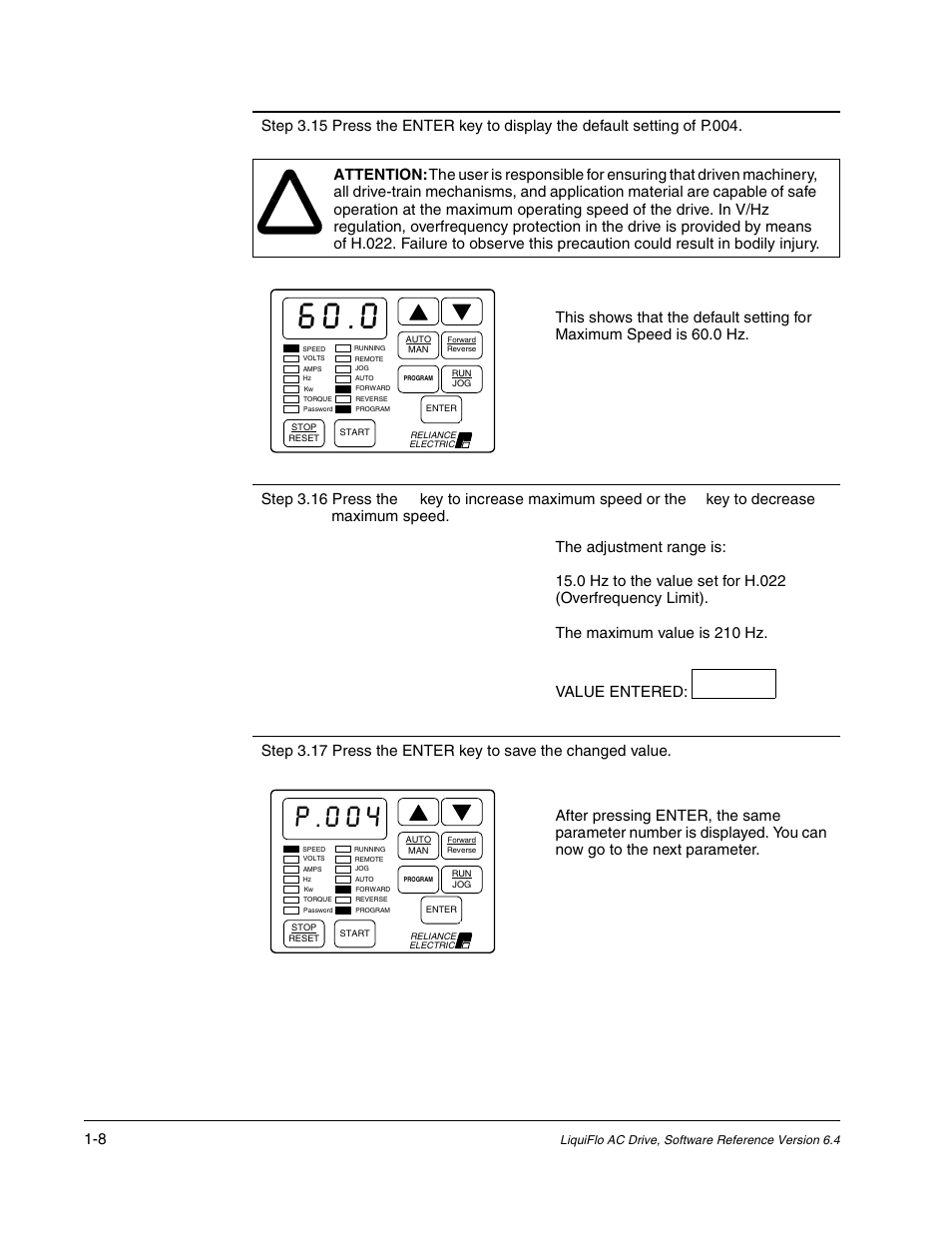 P.004 | Rockwell Automation Liqui-Flo AC GP Vector Drive Version 6.4 User Manual | Page 18 / 226