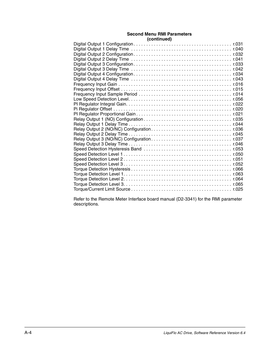 Rockwell Automation Liqui-Flo AC GP Vector Drive Version 6.4 User Manual | Page 186 / 226