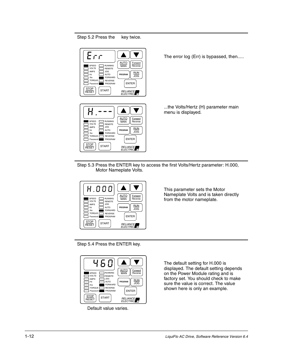 H.000 | Rockwell Automation Liqui-Flo AC GP Vector Drive Version 6.4 User Manual | Page 22 / 226