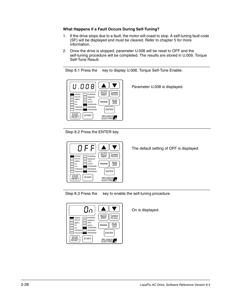 U.008 | Rockwell Automation Liqui-Flo AC GP Vector Drive Version 6.4 User Manual | Page 62 / 226