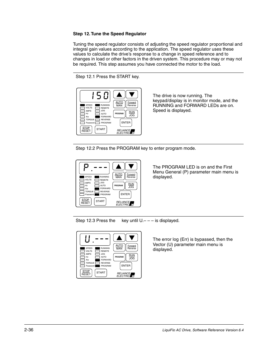 Rockwell Automation Liqui-Flo AC GP Vector Drive Version 6.4 User Manual | Page 70 / 226