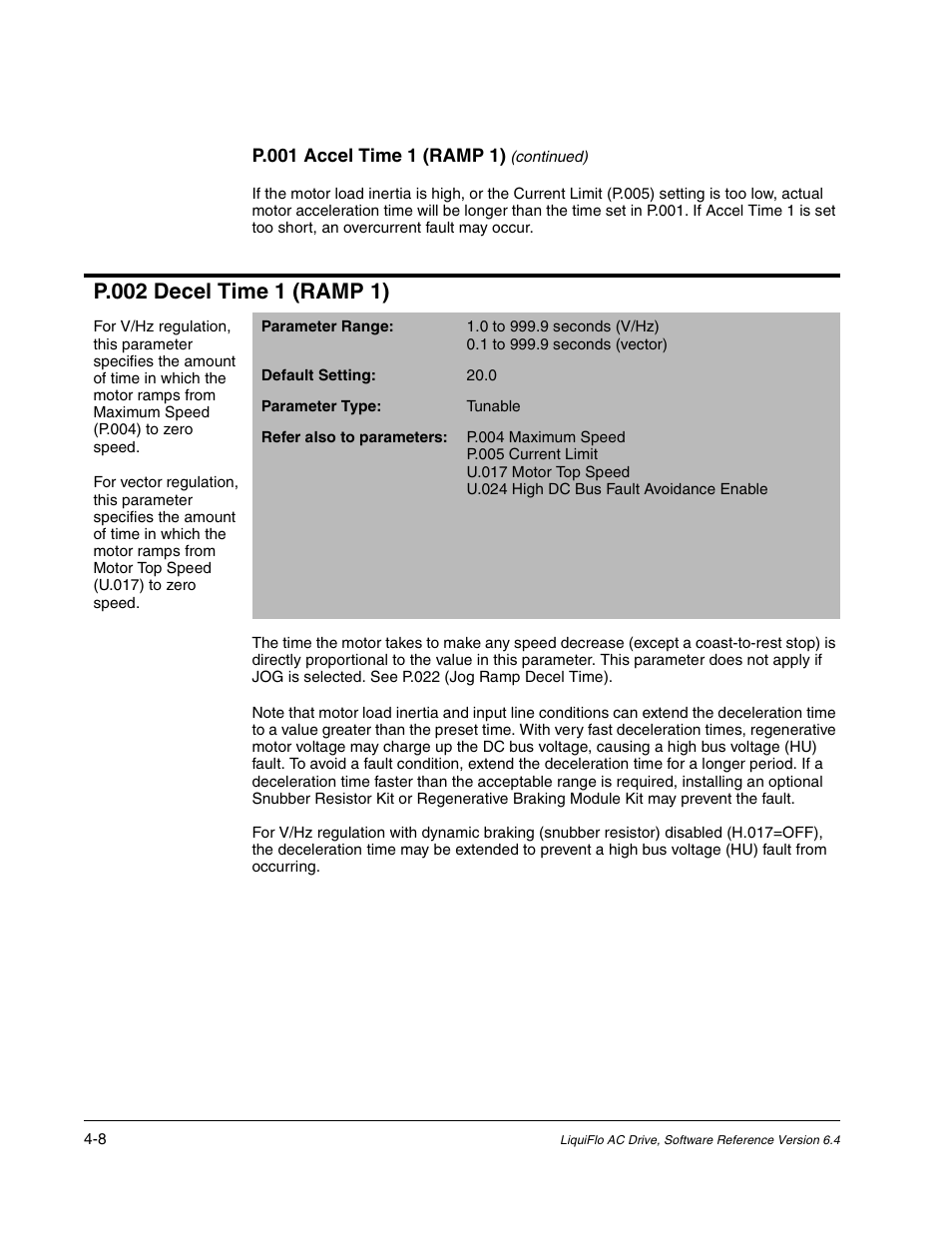Rockwell Automation Liqui-Flo AC GP Vector Drive Version 6.4 User Manual | Page 90 / 226