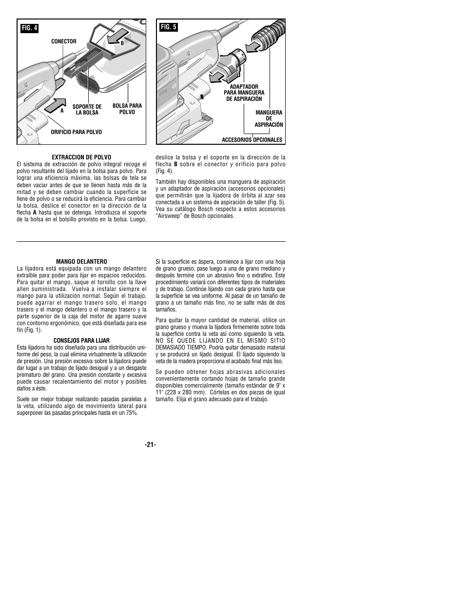 Bosch 1293d User Manual | Page 21 / 24