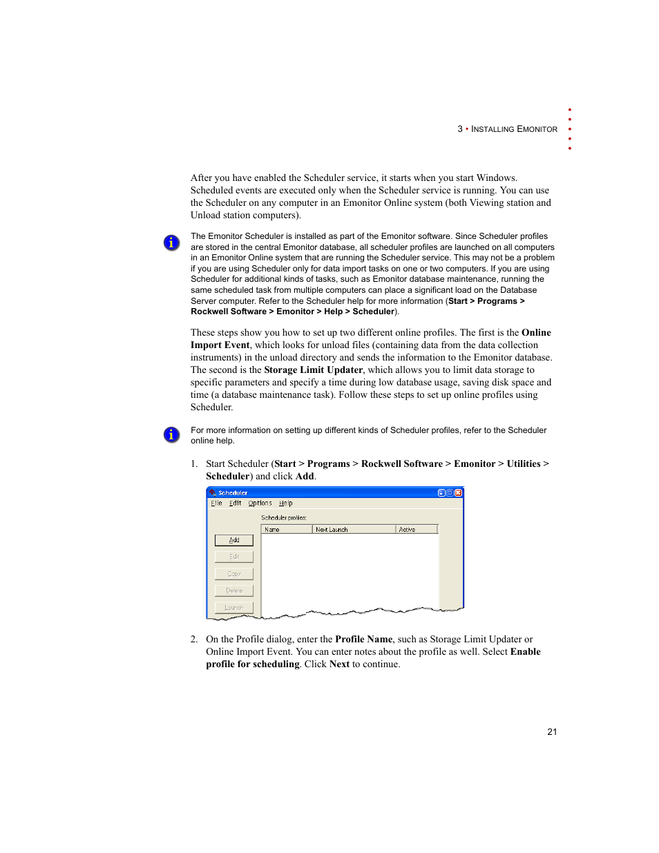 Rockwell Automation Emonitor with an MS SQL Networked Database User Manual | Page 25 / 44