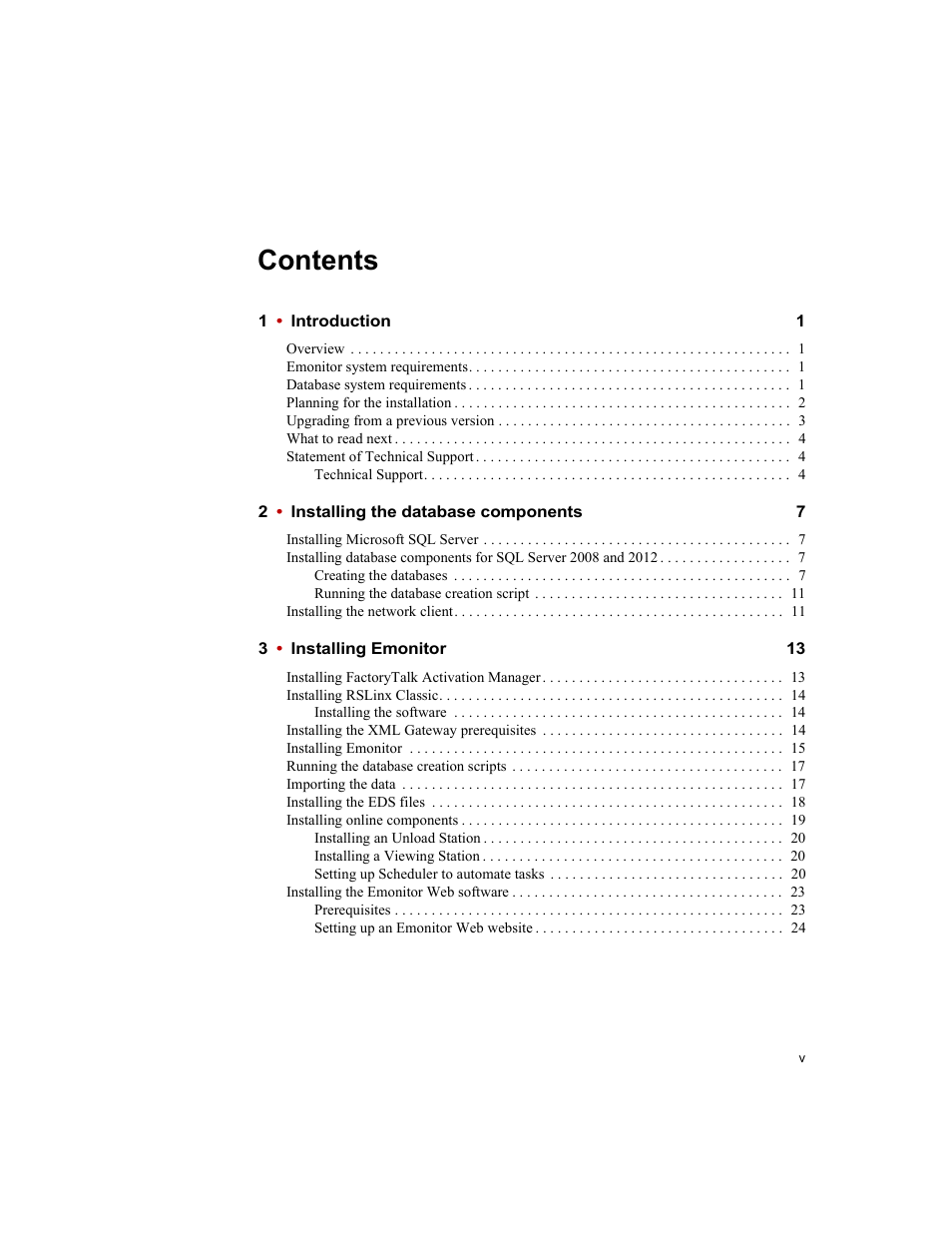 Rockwell Automation Emonitor with an MS SQL Networked Database User Manual | Page 3 / 44