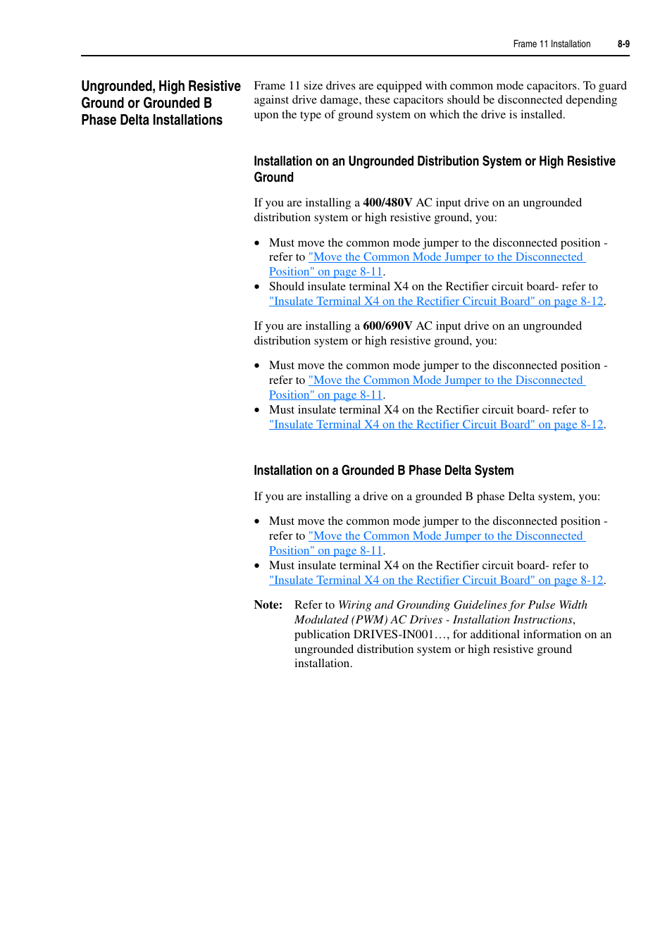 Rockwell Automation 20D PowerFlex 700H and 700S Frame 9-14 Drives Installation - A4 Size User Manual | Page 107 / 242