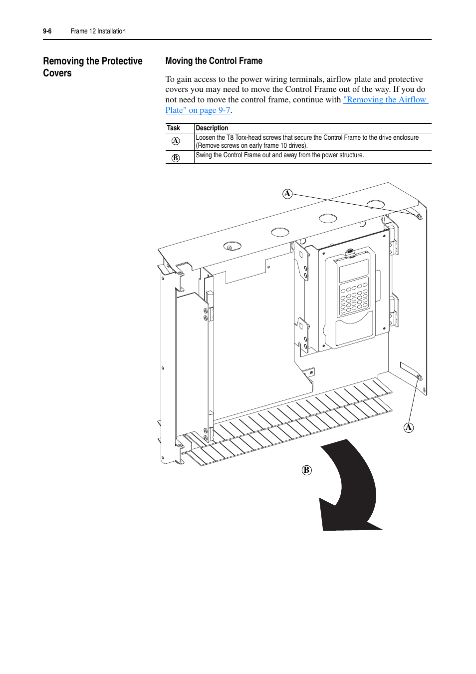 Removing the protective covers, Removing the protective covers -6 | Rockwell Automation 20D PowerFlex 700H and 700S Frame 9-14 Drives Installation - A4 Size User Manual | Page 120 / 242