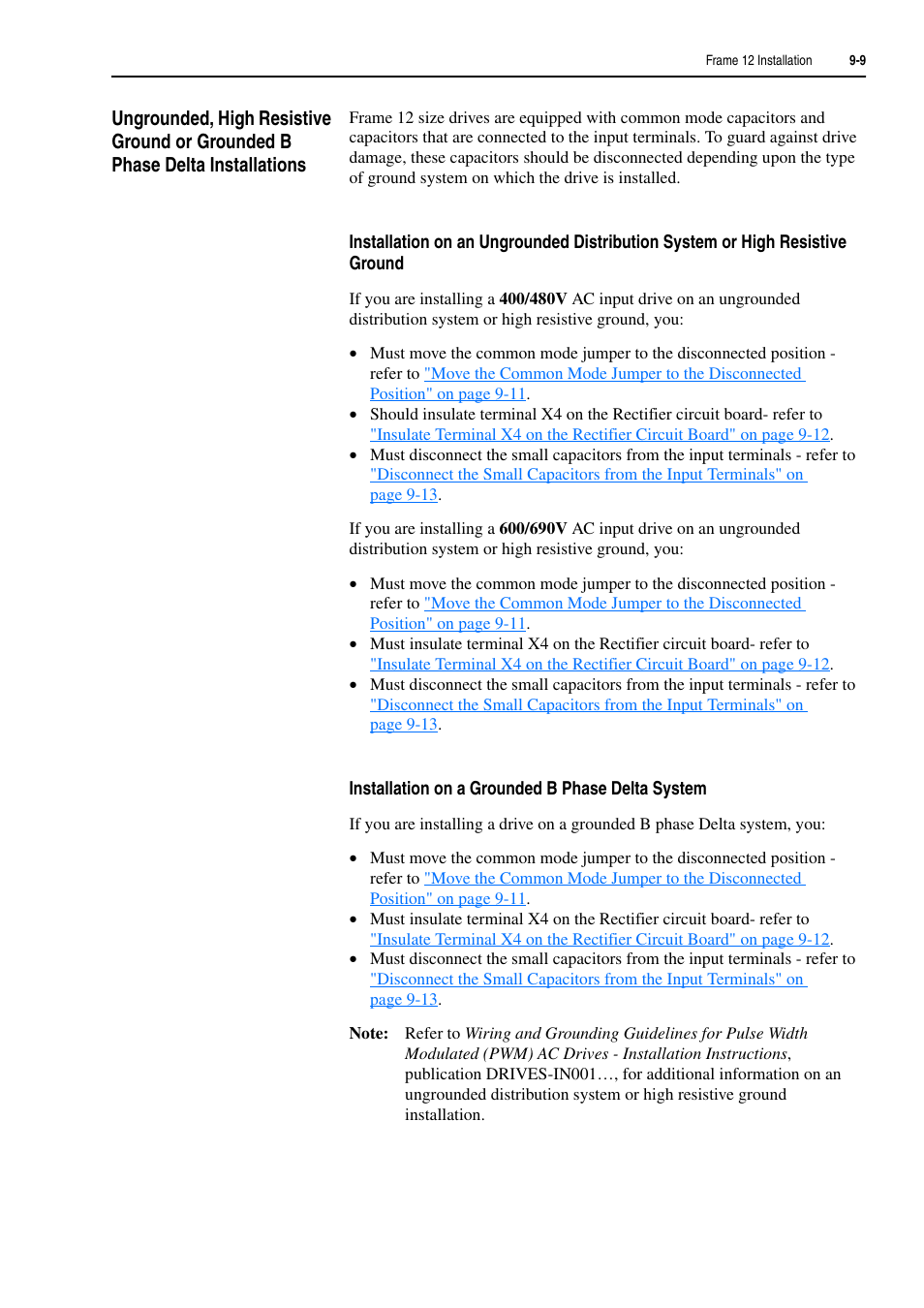 Rockwell Automation 20D PowerFlex 700H and 700S Frame 9-14 Drives Installation - A4 Size User Manual | Page 123 / 242