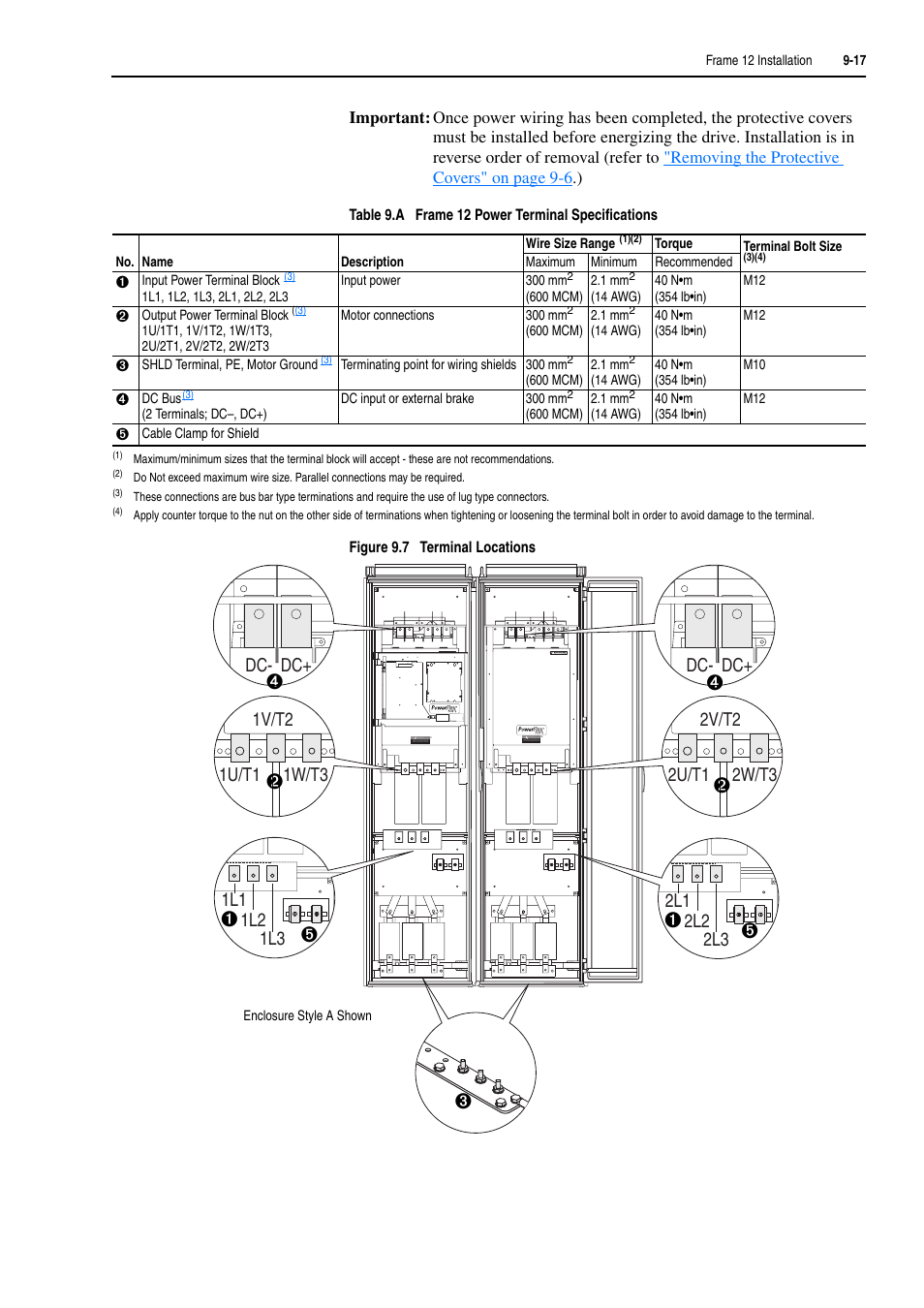 Rockwell Automation 20D PowerFlex 700H and 700S Frame 9-14 Drives Installation - A4 Size User Manual | Page 131 / 242