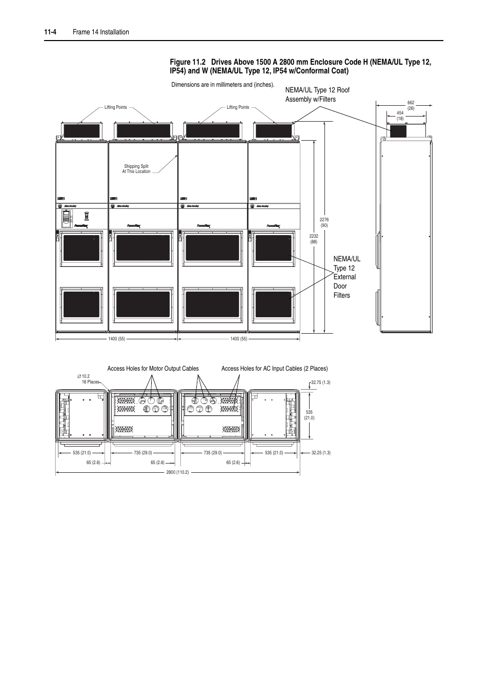 Rockwell Automation 20D PowerFlex 700H and 700S Frame 9-14 Drives Installation - A4 Size User Manual | Page 150 / 242