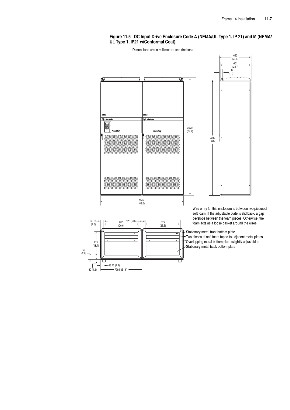 Rockwell Automation 20D PowerFlex 700H and 700S Frame 9-14 Drives Installation - A4 Size User Manual | Page 153 / 242