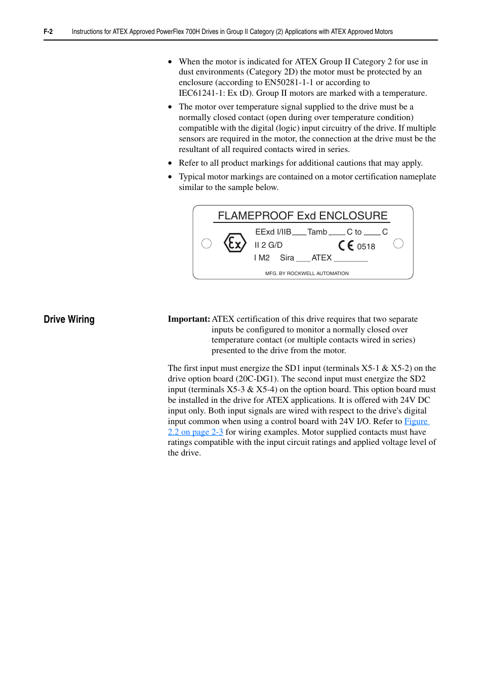 Drive wiring | Rockwell Automation 20D PowerFlex 700H and 700S Frame 9-14 Drives Installation - A4 Size User Manual | Page 230 / 242