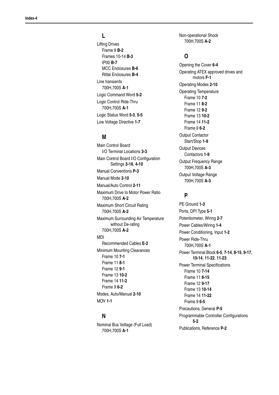 Rockwell Automation 20D PowerFlex 700H and 700S Frame 9-14 Drives Installation - A4 Size User Manual | Page 238 / 242